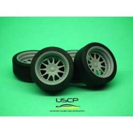 Rims &amp; tires Accessoires - 1:24 - USCP - 24W025 | Toms Modelautos