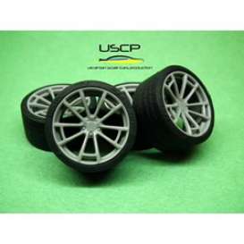 Rims &amp; tires Accessoires - 1:24 - USCP - 24W028 | Toms Modelautos