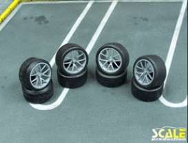 Rims &amp; tires Wheels & tires - 1:24 - Scale Production - SPRF24141 | Toms Modelautos