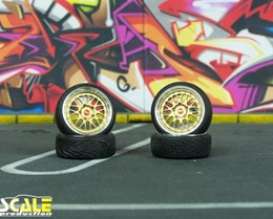 Rims &amp; tires Wheels & tires - 1:24 - Scale Production - SPRF24143 | Toms Modelautos