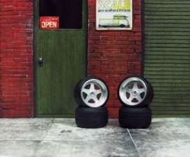 Rims &amp; tires Wheels & tires - 1:24 - Scale Production - SPRF24115 | Toms Modelautos