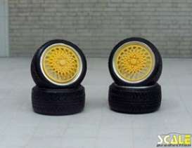 Rims &amp; tires Wheels & tires - 1:24 - Scale Production - SPRF24112 | Toms Modelautos