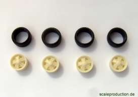 Rims &amp; tires Wheels & tires - 1:24 - Scale Production - SPRF24089 | Toms Modelautos
