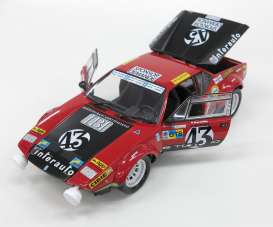 De Tomaso  - 1975 red/black - 1:18 - Kyosho - 8855a - kyo8855a | Toms Modelautos