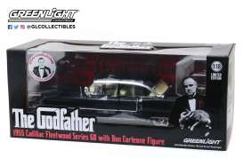 Cadillac  - Fleetwood Series 60 Special 1955 black - 1:18 - GreenLight - 13531 - gl13531 | Toms Modelautos