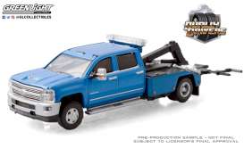 Chevrolet  - Silverado 2018 blue - 1:64 - GreenLight - 46050D - gl46050D | Toms Modelautos