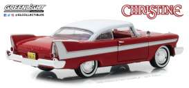 Plymouth  - Fury *Christine* 1958 red/white - 1:24 - GreenLight - 84071 - gl84071 | Toms Modelautos