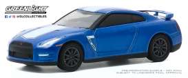 Nissan - GT-R 2015 blue/white - 1:64 - GreenLight - 28040D - gl28040D | Toms Modelautos Nissan - GT-R 2015 blue/white - 1:64 - GreenLight - 28040D - gl28040D | Toms Modelautos