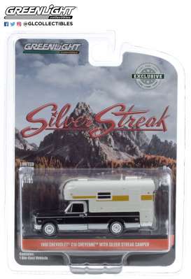 Chevrolet - C-10 1969 black/white/silver - 1:64 - GreenLight - 30190 - gl30190 | Toms Modelautos Chevrolet - C-10 1969 black/white/silver - 1:64 - GreenLight - 30190 - gl30190 | Toms Modelautos