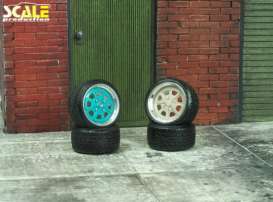 Rims &amp; tires Wheels & tires - 1:24 - Scale Production - SPRF24133 | Toms Modelautos