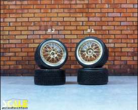 Rims &amp; tires Wheels & tires - 1:24 - Scale Production - SPRF24068 | Toms Modelautos