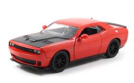Dodge  - orange with black hood - 1:24 - Jada Toys - 97853o - jada97853o | Toms Modelautos