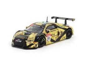 Audi  - R8 LMS gold/black - 1:64 - Tarmac - T64-007-CGT17A - TarmacCGT17A | Toms Modelautos