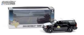 Chevrolet  - Tahoe 2010 black - 1:43 - GreenLight - 86184 - gl86184 | Toms Modelautos