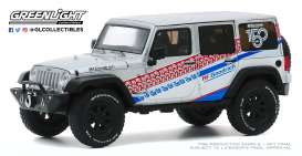 Jeep - Wrangler 2017 grey/white - 1:43 - GreenLight - 86186 - gl86186 | Toms Modelautos Jeep - Wrangler 2017 grey/white - 1:43 - GreenLight - 86186 - gl86186 | Toms Modelautos