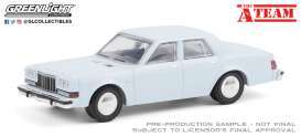 Dodge  - Diplomat 1981 light blue - 1:64 - GreenLight - 44865D - gl44865D | Toms Modelautos