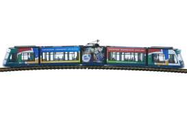 Tramcars  - Siemens Combino green/blue/red - 1:87 - Rietze - R01068 - RZ01068 | Toms Modelautos