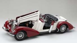 Horch  - 855 Roadster 1939 dark red/cream - 1:18 - SunStar - 2406 - sun2406 | Toms Modelautos