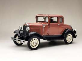 Ford  - Model A Coupe 1931 brown - 1:18 - SunStar - 6138 - sun6138 | Toms Modelautos