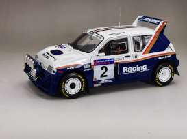 MG  - Metro 6R4 #22 1986 white/blue - 1:18 - SunStar - 5542 - sun5542 | Toms Modelautos