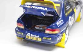 Subaru  - Impreza 555 #1 1998 blue/yellow - 1:18 - SunStar - 5514 - sun5514 | Toms Modelautos