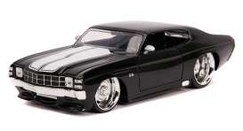 Chevrolet  - chevelle 1971 black - 1:24 - Jada Toys - 31653 - jada31653bk | Toms Modelautos