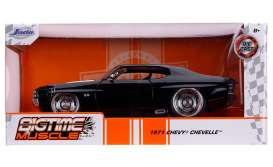 Chevrolet  - chevelle 1971 black - 1:24 - Jada Toys - 31653 - jada31653bk | Toms Modelautos