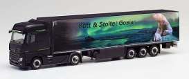 Mercedes Benz  - Actros black - 1:87 - Herpa - H311762 - herpa311762 | Toms Modelautos