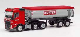 Volvo  - FH FD red/silver - 1:87 - Herpa - H311885 - herpa311885 | Toms Modelautos