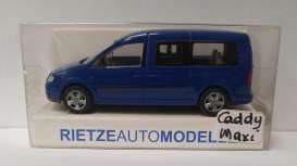 Volkswagen  - 2007 blue - 1:87 - Rietze - 11700 - RZ11700 | Toms Modelautos