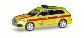Audi  - Q7 yellow - 1:87 - Herpa - H700672 - herpa700672 | Toms Modelautos