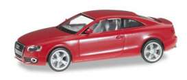 Audi  - A5 Coupe red - 1:87 - Herpa - 023771-002 - herpa023771-002 | Toms Modelautos