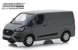 Ford  - Transit Custom V362 MCA 2018 magnetic grey - 1:43 - GreenLight - 51274 - gl51274 | Toms Modelautos