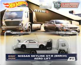 Nissan  - Skyline GT-R (BNR34) silver - 1:64 - Hotwheels - FYT10 - hwmvFYT10 | Toms Modelautos