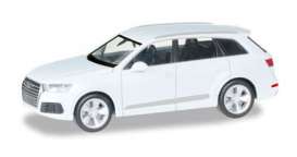 Audi  - Q7 white - 1:87 - Herpa - H038447-003 - herpa038447-003 | Toms Modelautos