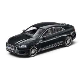 Audi  - A5 Coupe 2018 grey - 1:43 - Audi - 5011605433 - audi05433A5gy | Toms Modelautos