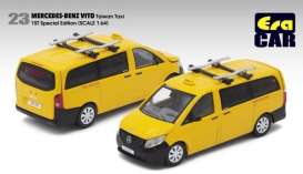 Mercedes Benz  - Vito Taiwan Taxi 2020 yellow - 1:64 - Era - MB20VITRN17 - EraMB20VITRN17 | Toms Modelautos