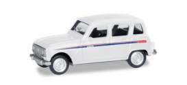 Renault  - R4 white - 1:87 - Herpa - H30199 - herpa030199 | Toms Modelautos