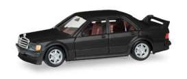 Mercedes Benz  - 190E black - 1:87 - Herpa - H430654 - herpa430654 | Toms Modelautos