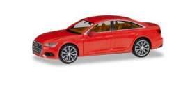 Audi  - A6 red - 1:87 - Herpa - H430678 - herpa430678 | Toms Modelautos
