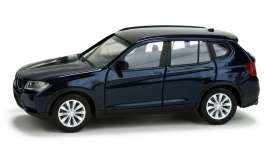 BMW  - X3 blue metallic - 1:87 - Herpa - H034630 - herpa034630 | Toms Modelautos