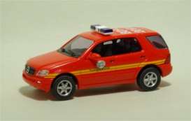 Mercedes Benz  - M-Klasse red - 1:87 - Busch - 48545 - Busch48545 | Toms Modelautos