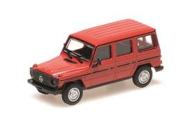 Mercedes Benz  - G 320G 1979 red - 1:87 - Minichamps - 870038001 - mc870038001 | Toms Modelautos