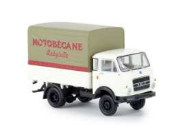 Unic  - white/green - 1:87 - Brekina - 34627 - brek34627 | Toms Modelautos