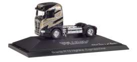 Scania  - R HL black/gold - 1:87 - Herpa - H110891 - herpa110891 | Toms Modelautos