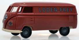 Volkswagen  - T1a red - 1:87 - Brekina - BRE931015 - brek931015 | Toms Modelautos