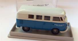 Volkswagen  - T1b blue/creme - 1:87 - Brekina - BRE932166 - brek932166 | Toms Modelautos