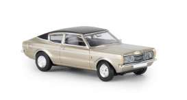 Ford  - Taunus 1972 gold/black - 1:87 - Brekina - BRE19207 - brek19207 | Toms Modelautos