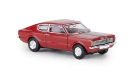 Ford  - Taunus 1972 red/black - 1:87 - Brekina - BRE19208 - brek19208 | Toms Modelautos