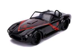 Shelby - Cobra 427 *Spiderman* 1965 black/red - 1:32 - Jada Toys - 31743 - jada31743 | Toms Modelautos Shelby - Cobra 427 *Spiderman* 1965 black/red - 1:32 - Jada Toys - 31743 - jada31743 | Toms Modelautos